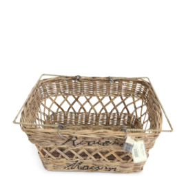 Rivièra Maison Rustic Rattan Shopping Basket