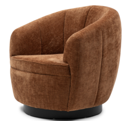 Riviera Maison Countess Swivel Maroon Brown