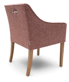 Riviera Maison Savile Row Dining Chair Eeikamerstoel Coral Pink