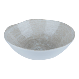 PTMD Kaylaa Cream porcelain bowl round