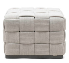 Room 48 Footstool Voetenbank Metal Frame Fabulous Flax