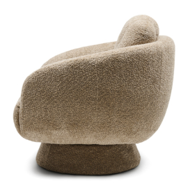 Scotia Swivel Armchair,Vintage Velvet Sterling Silver