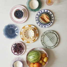 Riviera Maison Toulouse Bowl blue Kom blauw