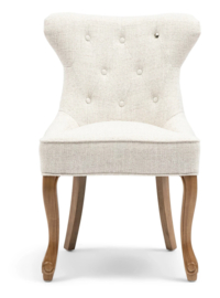 Riviera Maison George Dining Chair rich tweed antique white
