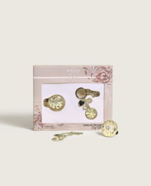 LAMPE BERGER KEYRING GOLD LILIFLORA