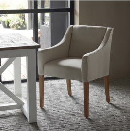 Riviera Maison Savile Row Dining Arm Chair Flanders Flax