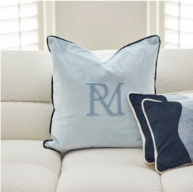 Riviera Maison RM Monogram Milo Pillow Cover 50x50 cm