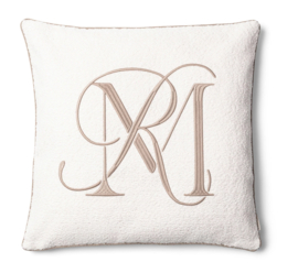 Riviera Maison RM Monogram Pillow Cover Kussenhoes