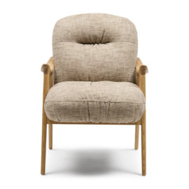 Rivièra Maison Castello Dining Armchair Two-Tone Weave Light Brown