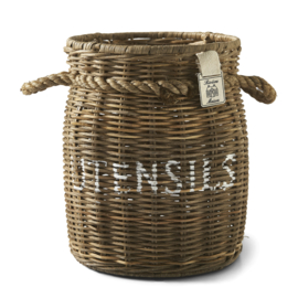 Riviera Maison Rustic Rattan Utensils Pot
