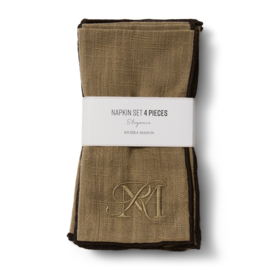Riviera Maison Elegance Napkin 4 Pieces PRE ORDER