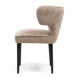 Antibes Dining Armchair, Manhattan Waeve Soft Walnut