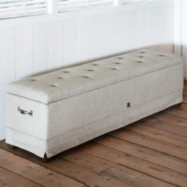 Rivièra Maison The Club Bench 160x40 linen flax