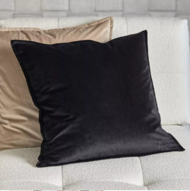 Rivièra Maison Velvet Pillow Cover black 60x60