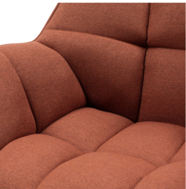 Riviera Maison Carnaby Draaibare Eetkamerstoel Autumn Brown