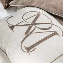 Riviera Maison RM Monogram Pillow Cover Kussenhoes