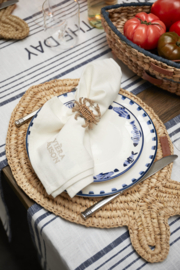 Riviera Maison Servetringen Sealife Napkin Ring Set of 4 pcs