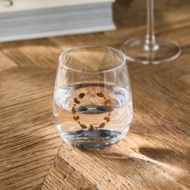 Riviera Maison Festive Wreath Water Glass