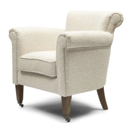 Rivièra Maison Paramount Arm Chair White Sand Boucle