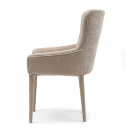 Rivièra Maison Eetkamerstoel met armleuning Corvara, Beige