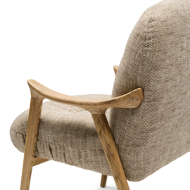 Rivièra Maison Castello Dining Armchair Two-Tone Weave Light Brown