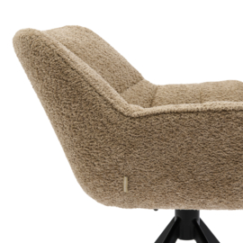 Rivièra Maison Carnaby Soft Walnut Draaibare Eetkamerstoel