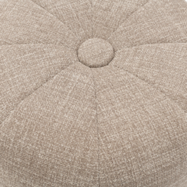Falcone Stool, Chenille Jacquard Bright Taupe