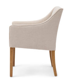 Riviera Maison Eetkamerstoel Savile Row Glossy Flax