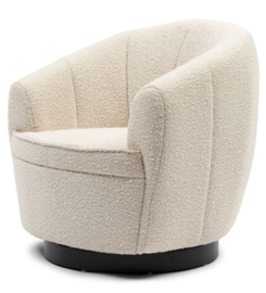 Riviera Maison The Countess Swivel Draaistoel Boucle White Sand