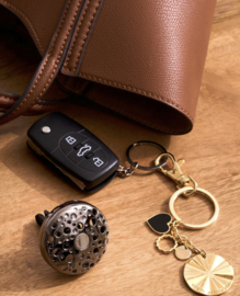 LAMPE BERGER KEYRING GOLD LILIFLORA