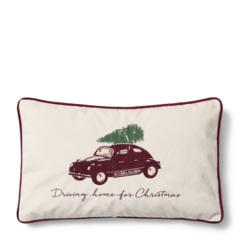 Riviera Maison Driving Home For Christmas Pillow 50x30