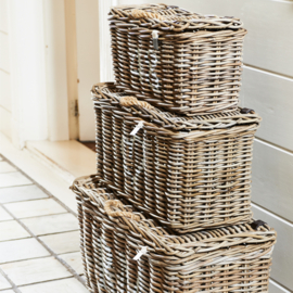 Rivièra Maison Rustic RattanClassicRMBasketSetof3