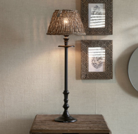 L'Hotel Lamp Base Antique Black