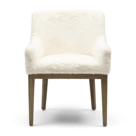 Riviera Maison Whistler Dining Arm Chair Eetkamerstoel, Snow