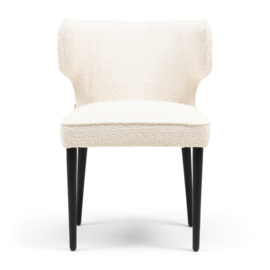 Antibes Dining Armchair, Manhattan Waeve Ivory White