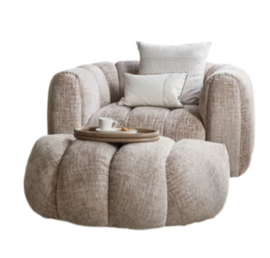Riviera Maison Vicenza Loveseat Taupe