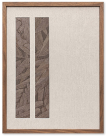 Riviera Maison  Wall Art Structured Leaves 50x60 II Acrylic