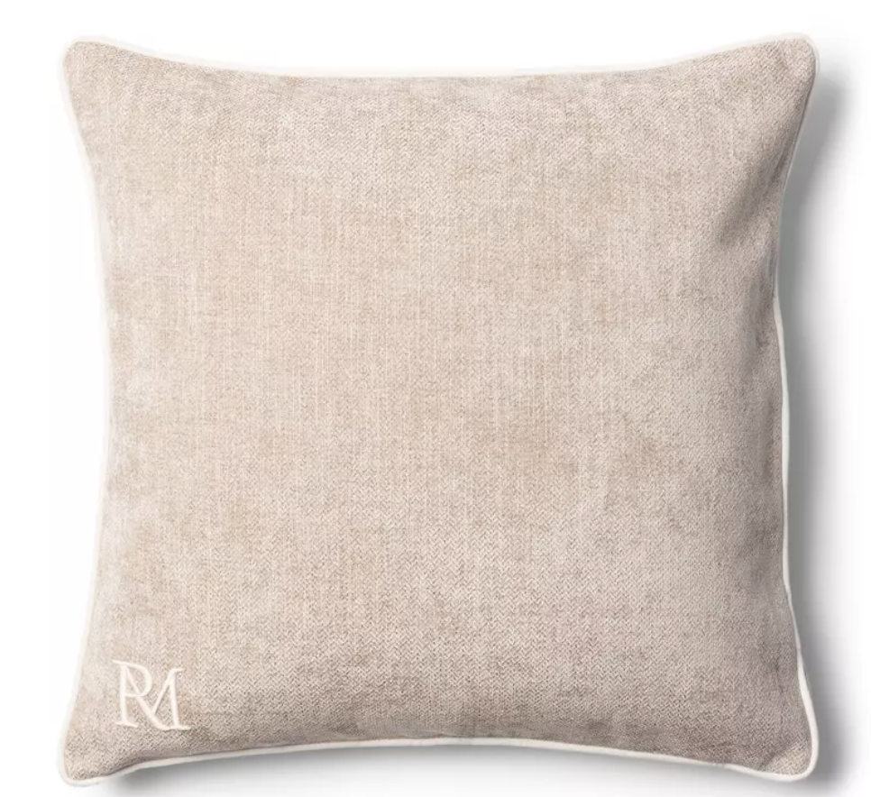 Riviera Maison RM Monogram Aveiro Pillow Cover 60x60 cm