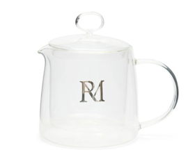 Riviera Maison RM Double Wall Monogram Teapot Theepot