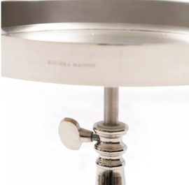 Rivièra Maison Bijzettafel crosby, zilver