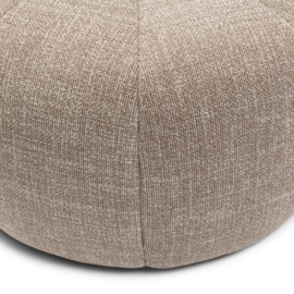Falcone Stool, Chenille Jacquard Bright Taupe