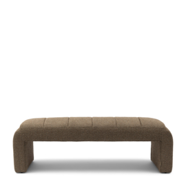 Riviera Maison Brera Bench, Peluche Bouclé Classic Brown