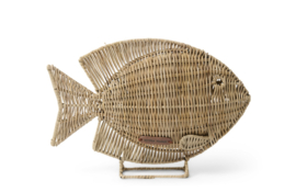 Riviera Maison Rusticités Rattan Isola Fish Statue PRE ORDER