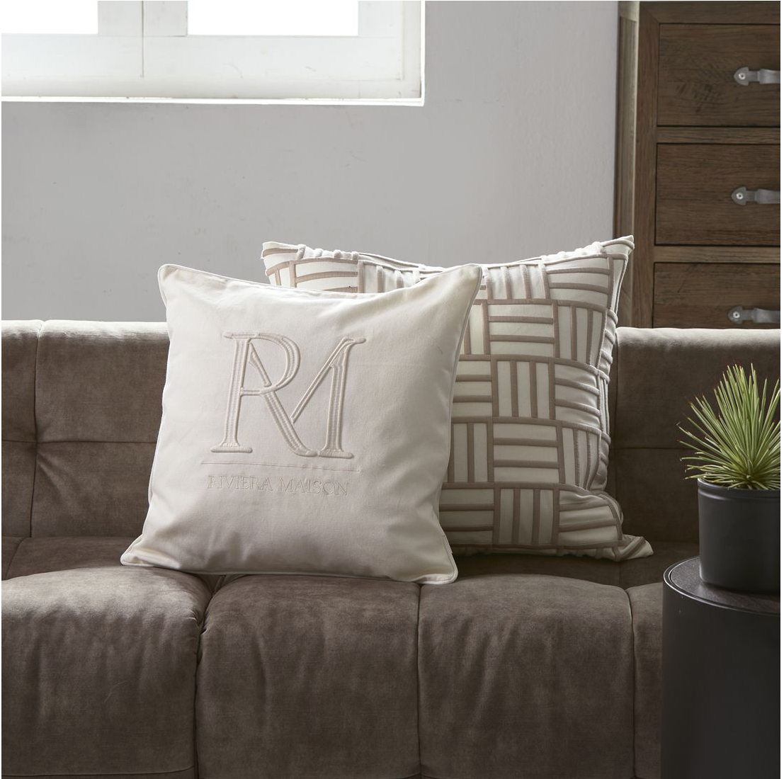Riviera Maison RM Monogram Pillow Cover 50x50