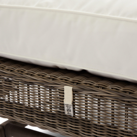 Rivièra Maison Nicolas Outdoor Footstool Pillow, cotton