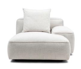Riviera Maison Hamilton Chaisse Longue rechts wit