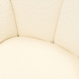 Rue Royale Armchair, Manhattan Weave Ivory White