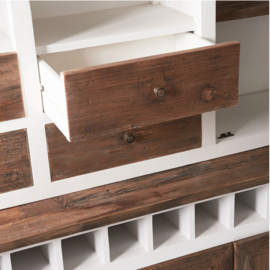 Riviera Maison Driftwood Cabinet Double With Winerack