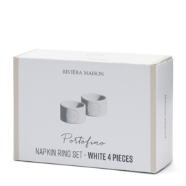 Riviera Maison Portofino Napkinring Set of 4 pcs flax