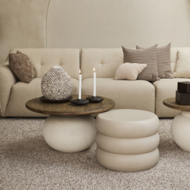 Rivièra Maison Rose Tower Coffee Table, Warm Beige